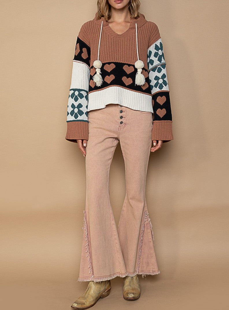 Blossom Cozy - Hooded Sweater