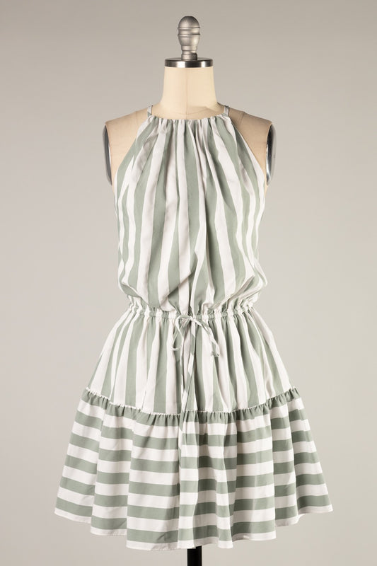 Charm -  Striped Dress