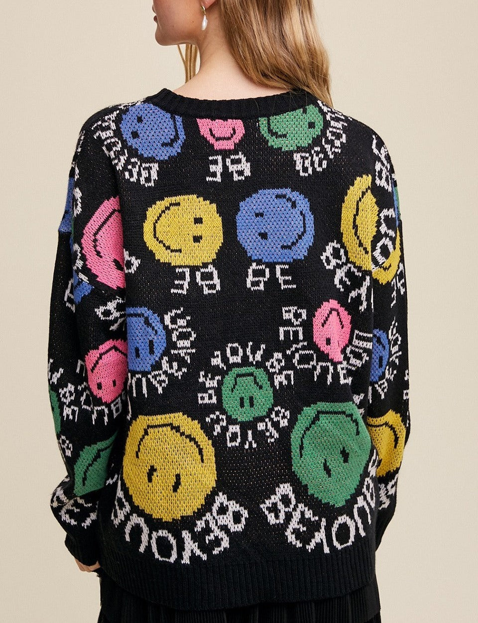 Mood Lift - Smiley Sweater